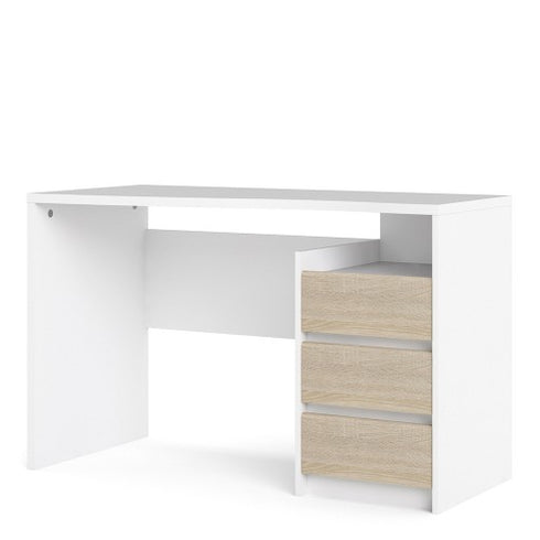 *Function Plus Desk 3 drawers White Oak structure FSC Mix 70 % NC-COC-060652